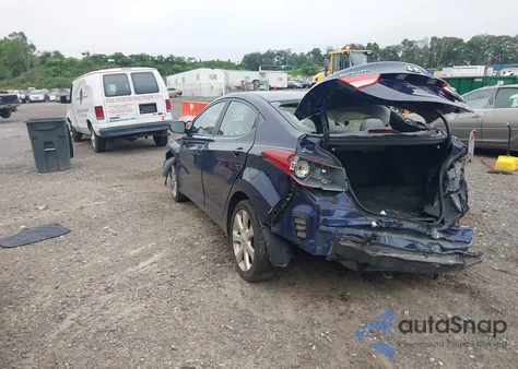 2011 Hyundai Elantra Gls/Limited из США, поврежденный, VIN 5NPDH4AE6BH038124